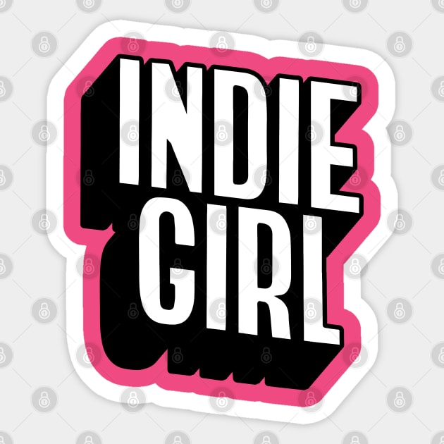 INDIE GIRL! Sticker by NightField